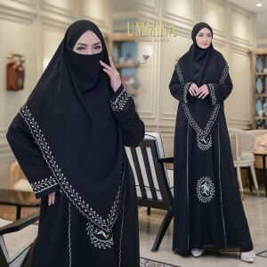 GAMIS TERBARU SYARI SYARI TRENDI BRANDED PRODUK PREMIUM FASHION MODERN MEWAH ELEGAN BAJU DRESS ETNIK MUSLIM BATIK ETNIK SETELAN NOUR SYARI PUTIH HITAM