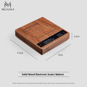 Muvna | Precision Timer Coffee Scale for Home Pour Over Use