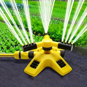 360 Degree Automatic Rotating Sprinkler Head For Nursery Irrigation Rotating Three-way Sprinkler Series Sprinkler