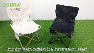 OKURA Foldable Camping Chair Outdoor Chair Portable Chair Hiking Chair Beach Picnic Chair Hiking Stools Kerusi Lipat 露營椅