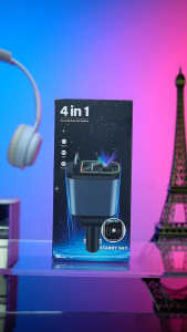 ZHIKE Pengecas Kereta 4 in 1 Car Charger with Cable Super Fast Charge Type C Micro USB iOS Universal Phone Car Travel