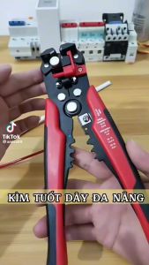 Kìm tuốt dây điện dây cáp bấm cos đa năng 0.2 - 6mm