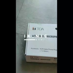IKONIC MIC Meja TOA ZM 380 AS Gooseneck Microphone Paging TOA ZM-380-AS Mik Podium Imam  ORIGINAL GARANSI RESMI