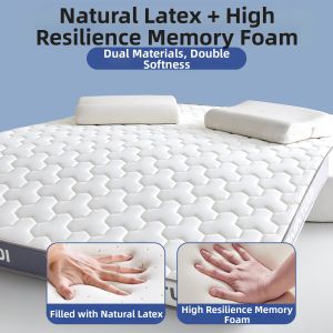 JIFANPAUL | Soft Latex Mattress Pad 180x200cm Student Dormitory Use