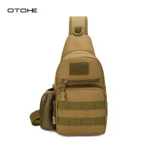 OTOHE Multifunctional Chest Bag Men Outdoor Hiking Bag Waterproof Travel Shoulder Bag Large Capacity Lightweight Sports Fitness Backpack Casual Shoulder Bag School Bag Camping Bag