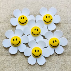 JBWG 👠🌈shoe Charm “ Daisy Smiley Day ” - Wiggle 🌈✨👠 ตัวติดรองเท้ามีรู “ เดซี่ ยิ้มสดใส ” งานShopคุณภาพดี สีสวยคมชัด