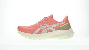 ASICS Women GT-1000 13 TR Running Shoes in Nature Bathing/Guava
