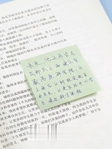 BW-A87 Sticky Note Transparan Isi 50 Lembar Waterproof Serbaguna Untuk Kantor Sekolah Memo Tahan Air