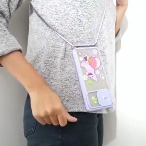 Part 4 (Kuat menggunakan Scrub langsung ke Case Casing Silikon HP nya) Lanyard HP Tali Gantungan Leher Model Nagita / Tali Sling Case Universal / Gantungan Tali HP Panjang Macaron Warna Warni Murah Kuat