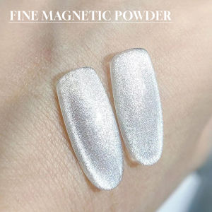 12ML 1-5PCS Summer And Autumn Nails Winter White Glass Bead Small Light Bulb Crystal Ice Clear Magnet Cats Eye Gel Nail Polish