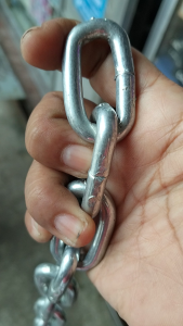 Kadena Ship Chain 6mm Thickness SOLD PER METER Plated Steel Galvanized IRON Chain