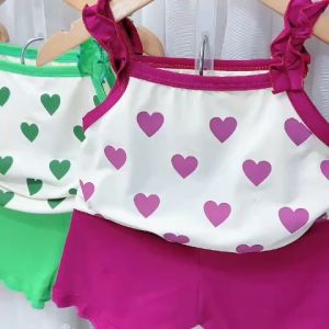 Baju Girl Age 1-5 Singlet Suit Set 6-18KG Kid Girl Set Baju Budak Perempuan Summer Clothes Budak Baju Murah