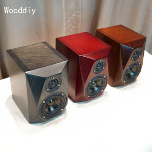 Wood DIY Master Speaker 4 Inch Two-Way Carbon Fiber Tray Birch Wood Basket Small Black Diamond High-End Audio HiFi Speaker
