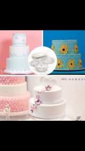 HWx Multi-Layer Cake Support (Cake Separator Plates) Cake Stands Transparent Design 4 sizes