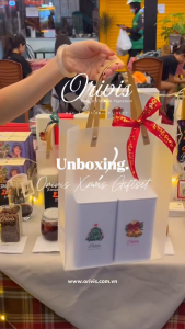 Set quà Orivis Size M – quà Giáng Sinh – quà Tết – quà Năm Mới – set quà trà cà phê cao cấp