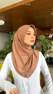 Hijab Bergo Sport Sporty Jersey Wanita Bergo Hamidah Jersey Sporty Instan Volly Badminton Basket Futsal Jilbab Sport