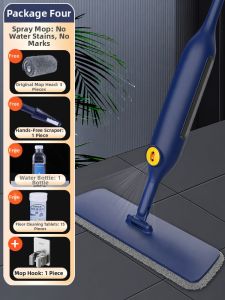 DOLANX | Spray Water One Pass Clean Hand-free Flat Mop