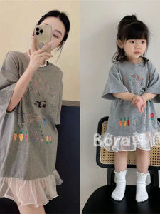 Fashion High-end Mother and Daughter Matching Summer Dresses