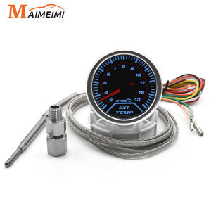 2" 52mm Exhaust Gas Temperature Gauge Auto Car LED EGT Voltmeter Tachometer Turbo Boost Oil Water Temp Gauge For Car Racing 12V