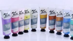 Màu Nhũ Acrylic Mont Marte Tuýp 50ml