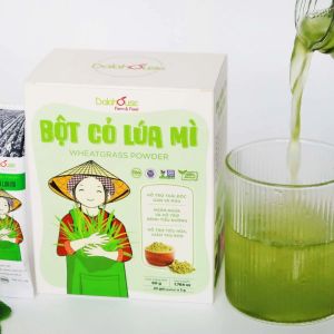 Bột cỏ lúa mì Dalahouse sấy lạnh nguyên chất 100% organic DATE MỚI NHẤT Hộp 120gr