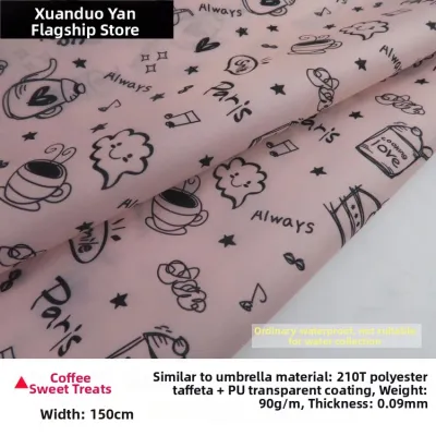 XUANDOYAN | Waterproof Lightweight Printed Fabric Nylon with PU Coating