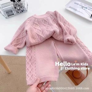 Vintage Fashion Knit Sweater & Leggings Set