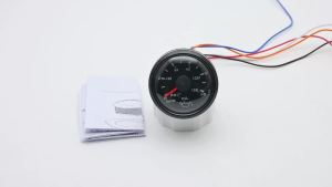 RYSJM | 2" 52mm 7 Colors LED Car Oil Pressure Gauge High Speed Motor 0-10 BAR 0-150 PSI Oil Press Gauge For Auto Car Boat Motorcycle