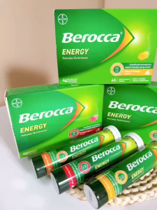 [Mẫu mới] Viên sủi Berocca Úc bổ sung vitamin và khoáng chất tuýp 15 viên