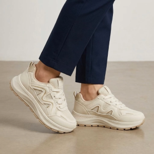 BUM Equipment Womens Shoe BEY99347/BEY99348 White x Beige/White Grey - Kasut Wanita Kasual Selesa Sneakers