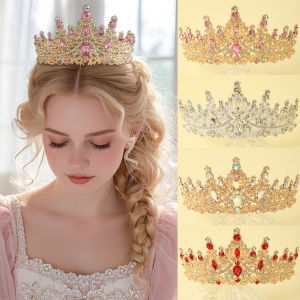 Băng Đô Vương Miện Nhiều Màu Cho Bé Gái Băng Đô Hợp Kim Dễ Thương Thích Hợp Cho Các Bữa Tiệc Sinh Nhật Và Các Buổi Biểu Diễn Đám Cưới Phụ Kiện Bé Gái