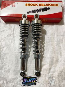 SHOCKBREAKER SHOCKBREKER SHOCK SOK BELAKANG RXK/RX KING/RX KING NEW/RXS/RX SPECIAL/RX-Z WARNA CROME KUALITAS TERJAMIN PAS MANTABS