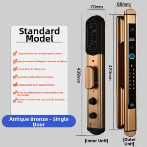 AODENG | Fingerprint and Password Electronic Lock for Double Door