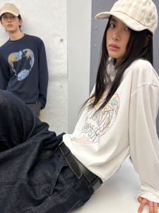 Roaringwild | Couples Love Print Long Sleeve T-Shirt Male