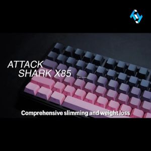 Attack Shark X85 Tri mode 75% Gasket-mounted Wireless Hot Swappable Mechanical Keyboard