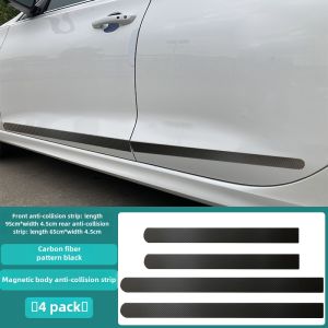 Innovative Magnetic Car Body Anti-Collision Strip Door Dazzling Carbon Fiber Pattern Decorative Sticker next Door Door Collision Scratch Protection