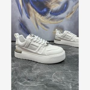 Luxurious Mens Casual Shoes Thick Bottom Heightening Pure Color Sporty Leisure Board Shoes Comfortable Breathable Mesh Inner