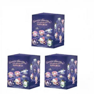 Bandai | Starry Night Party Magician Series Kindergarten Plush Doll Desktop Ornament Birthday Gift Surprise Blind Box Figure Toys