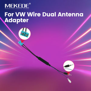 MEKEDE Car Radio Dual Antenna With Amplifier Adapter For Volkswagen Skoda Octavia Golf 5 6 Touran Passat B6 Polo Jetta MK5 MK6
