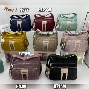 New Arrival TAS SELEMPANG WANITA CHIBAO KANVAS Z896 5Sleting