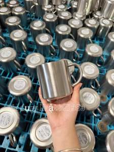 LY/CỐC GIỮ NHIỆT NHẬT BÃI 350ml - không nắp  inox304 2 LỚP DÀY ĐẸP