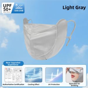 BILLI ZILLY | Oversized Sun Protection Anti-UV Mask Silk Eye Corner Protection