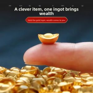 NIANXU | Prosperity Simulation Solid Golden Small Ingots Decorative Item