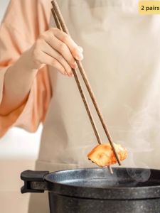 WEIKAMAYI | Long Heat-Resistant Chicken Wing Wood Chopsticks Home Use