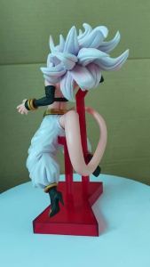 Bandai | 22cm/8.66in Anime Dragon Ball Buu Android 21 Anime Movie Version Figurine Ornament Model Desktop Decodration Christmas Present