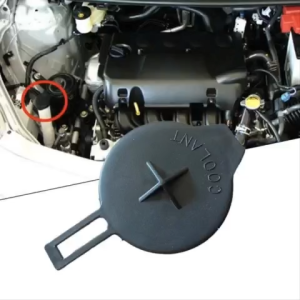 Nắp đậy bình nước làm mát màu đen 4cm cho xe hơi Toyota Corolla Yaris Vios Limo for Scion IQ XA XB XD