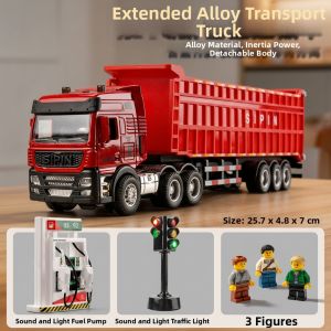 Large Alloy Dump Truck Toy Car