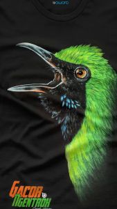 Bawara Kaos Gambar Cucak Hijau Gacor Kaos Kicau Mania Indonesia Bahan Cotton Combed Nyaman Dipakai