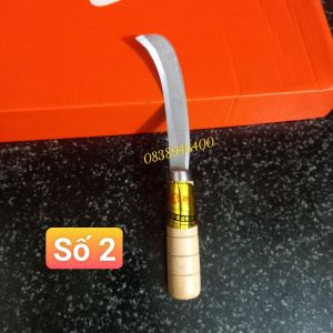 Dao rửa dừa Liềm vệ sinh dừa sắc bén lưỡi cong tiện lợi
