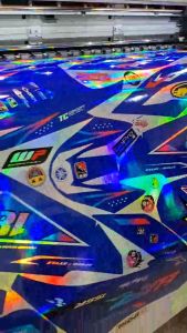 Stiker Motor Decal WR 155R Fullbody Motif Biru Desain Custom